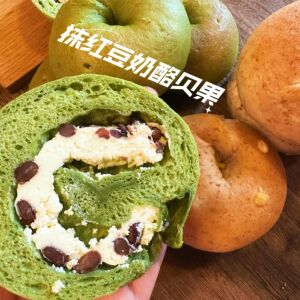 吃不胖星球轻卡抹茶进口奶酪手作饱腹代餐夹心面包健身控糖油欧包