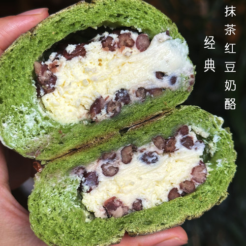 抹茶蜜豆奶酪纯进口奶酪回味无穷