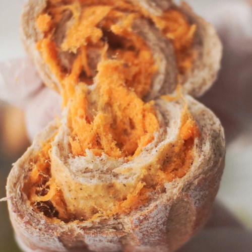 全麦肉松欧包手工营养早餐下午茶代餐粗粮轻食手作0添蔗糖精0添油