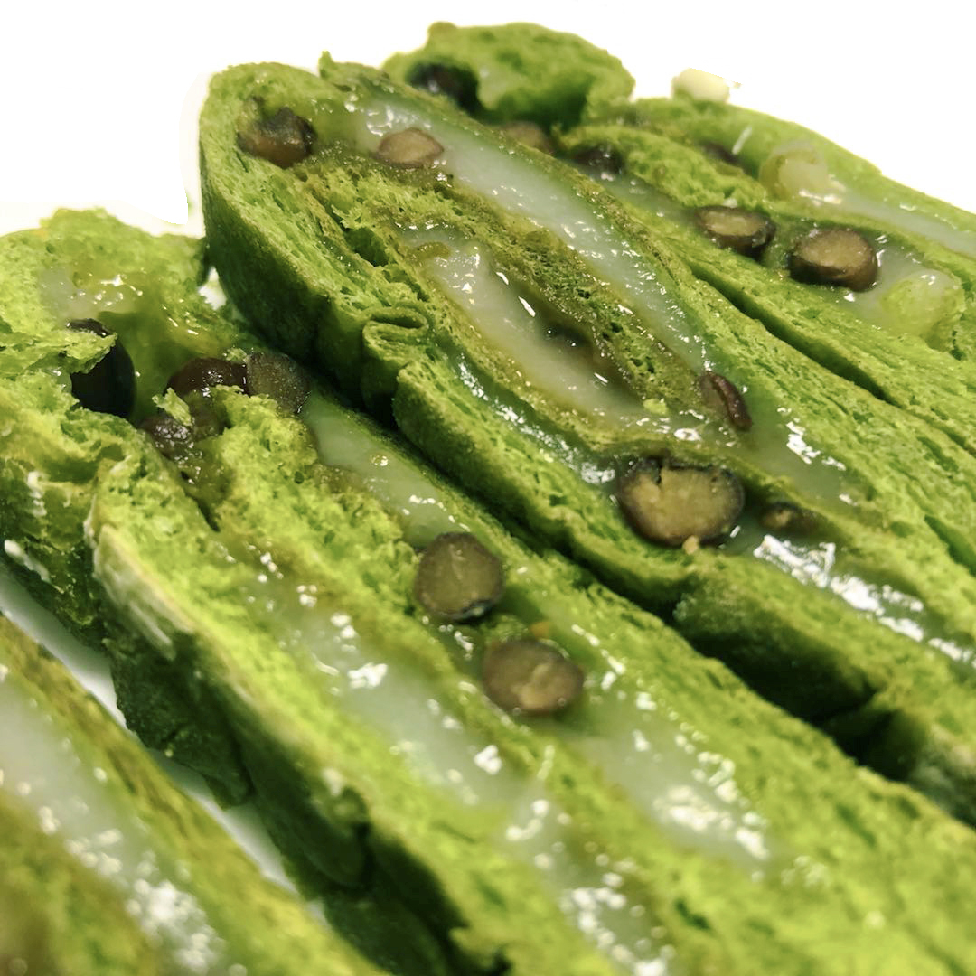 【满68包顺丰起】宇治抹茶麻薯红豆软欧包无糖无油低卡