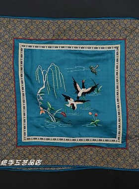 花鸟民族风中式靠垫特色礼品刺绣