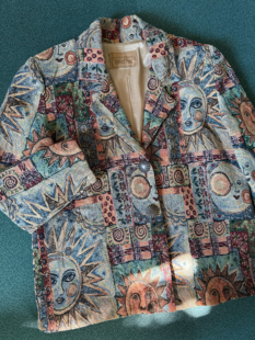 波普很特别织棉外套 太阳神花卉 Painted Pony可爱抽象艺术图案