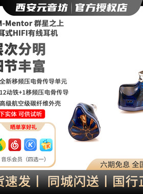 UM Mentor 群星之上 全新移频压电骨传导单元HiFi入耳耳机高解析