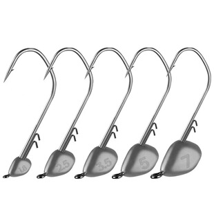 10个钝角钩铅头钩内德防脱加强钩大沟门黑坑专用鲈鱼鳜鱼路亚鱼钩