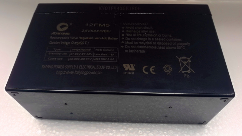 24V/5AH 4.5AH 卷门电动门储备电源控制器专用单粒电池