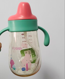 适用飞乐比PPSU水杯吸嘴吸管鸭嘴配件FLYBABY学饮水杯水杯头配件