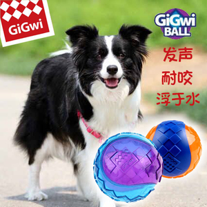 边爱犬舍GiGwi贵为狗狗玩具球耐咬大型犬磨牙发声弹力球幼犬玩具