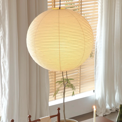 野口勇宣纸吊灯设计师侘寂风