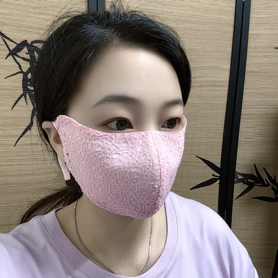 100%桑蚕丝口罩瑕疵款一个包邮3D立体保暖防晒防紫外线口罩