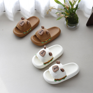 可爱卡皮巴拉女生凉拖鞋2026新款室内居家外穿防滑厚底静音大男孩
