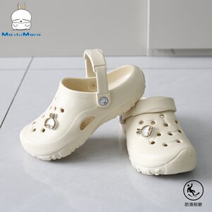 流氓兔洞洞鞋女夏季居家外穿轻便防滑透气不臭脚情侣凉拖简约男士