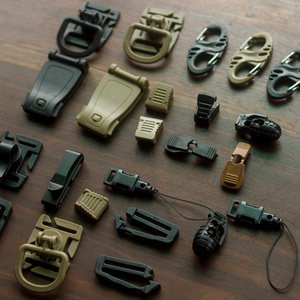 8段可调D型扣 多功能背包挂扣 可旋转D型扣 包具配件 挂扣 扣具