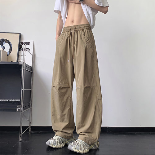 日系CityBoy宽松法工蓝休闲裤