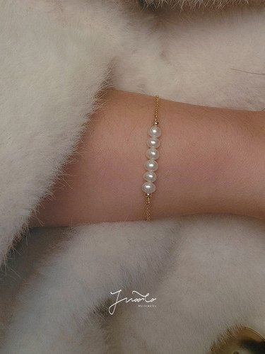 JWOOCO天然真珍珠温柔气质手链