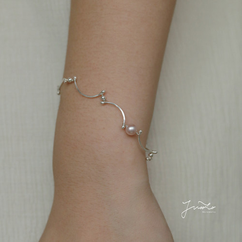 JWOOCO999足银清冷浪漫藤蔓手链