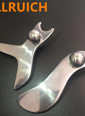 便攜式眼部圆型筆臉部美容棒隨身按摩棒磁療棒磁叉三义筆刮痧包郵