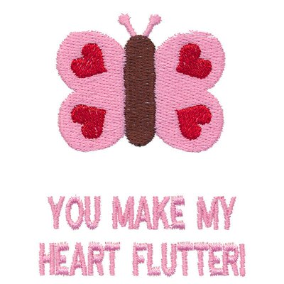 蝴蝶爱心电脑绣花刺绣文件emb dst vp3 pes exp cnd所有绣花机用