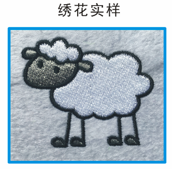 小羊绣花刺绣文件带视频教学小羊刺绣文件emb dst pes wilcom刺绣