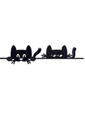 1元2个绣花文件4只小猫绣花刺绣元素文件买一送一绣花刺绣文件