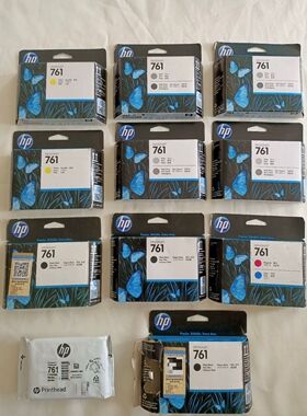 原装惠普 HP CH646A 761号蓝色和 品红色 打印头 T7100 T7200喷头