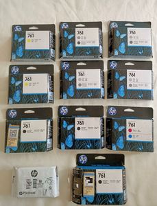 原装惠普 HP CH646A 761号蓝色和 品红色 打印头 T7100 T7200喷头