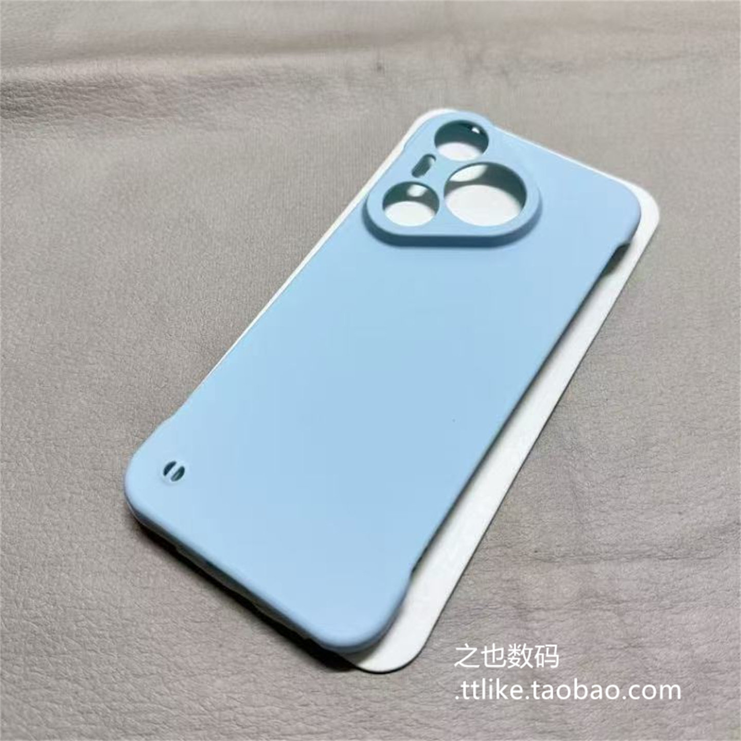 奶蓝色散热无边框适用华为pura70/80手机壳mate70air/60/50薄40pro/30/nova14/13/12硬壳ultra奶咖色magic8/6