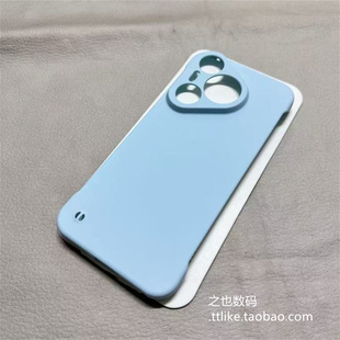 X60i奶蓝色nova10散热9无边框magic4/5pro适用华为100荣耀power/200手机壳90gt薄80se裸机70精孔X70i咖色x50i