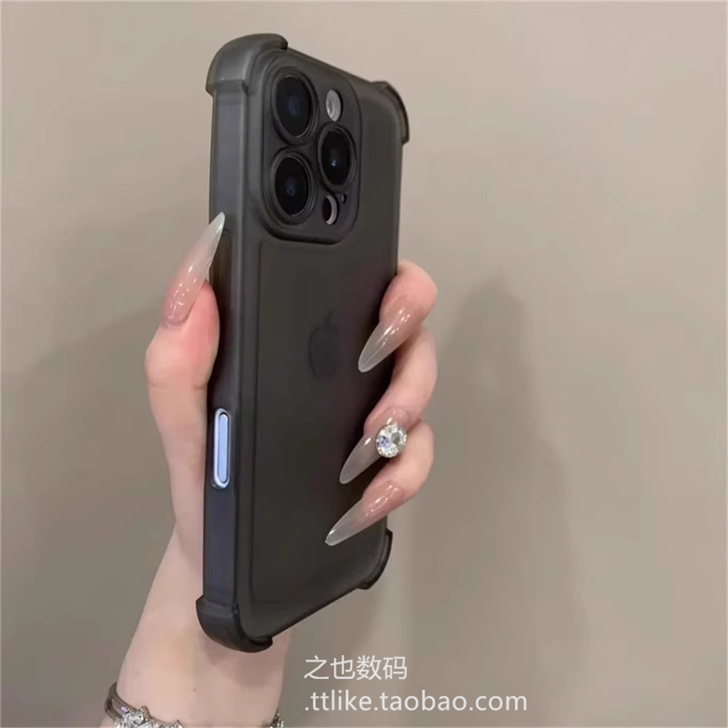 冰雾透黑色适用vivoS30Promini手机壳S19四角防摔S18e半透明S17t全包S16e肤感S15简约S12软S10薄S9E精孔S20套
