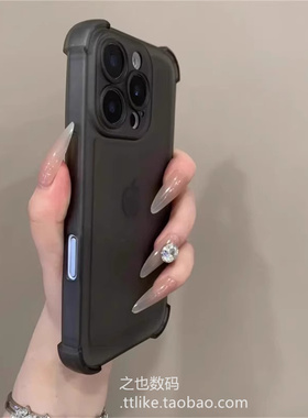 冰雾透黑色适用iQOONeo10手机壳9Spro+肤感8/7se竞速版13/12Pro软薄硅胶Z9X全包Z9turbo+一体壳Z10Turbo+防尘