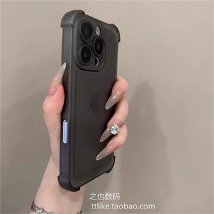 a55 冰雾透黑色适用三星GalaxyS25手机壳S24 软硅胶S23肤感S22防摔S21全包S20fe精孔A56 a54 透明 a53加厚A52