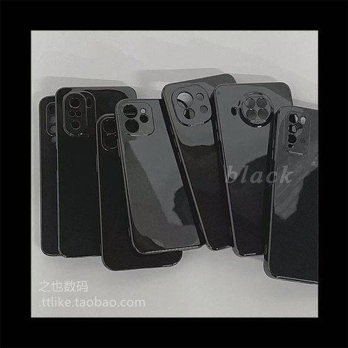 经典亮面黑白色软壳适用OPPOReno9手机壳14/13/12/15/10全包8/7/6/5K薄4直边FindX9X8防摔x7UltraX6X5X3pro套