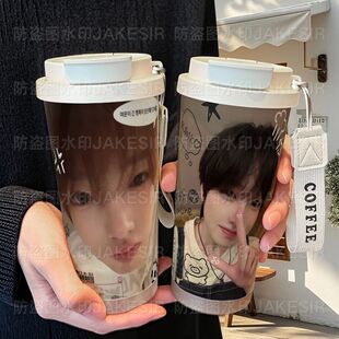 sakuya可爱周边保温杯316不锈钢大容量吸管水杯车载咖啡杯男女