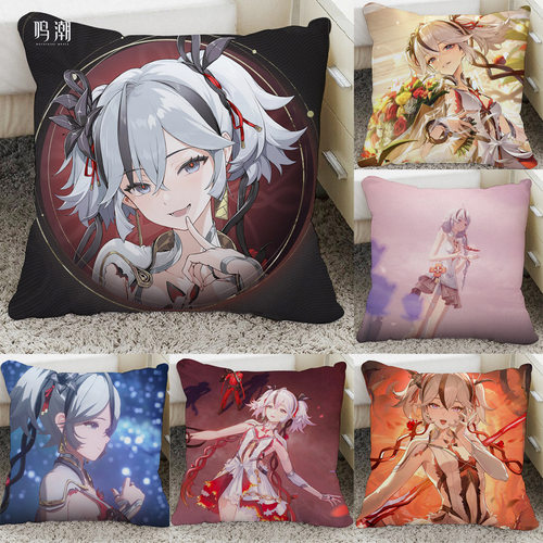 鸣潮椿图片制作沙发抱枕女生睡觉专用头执花椿周边宿舍午睡靠枕生