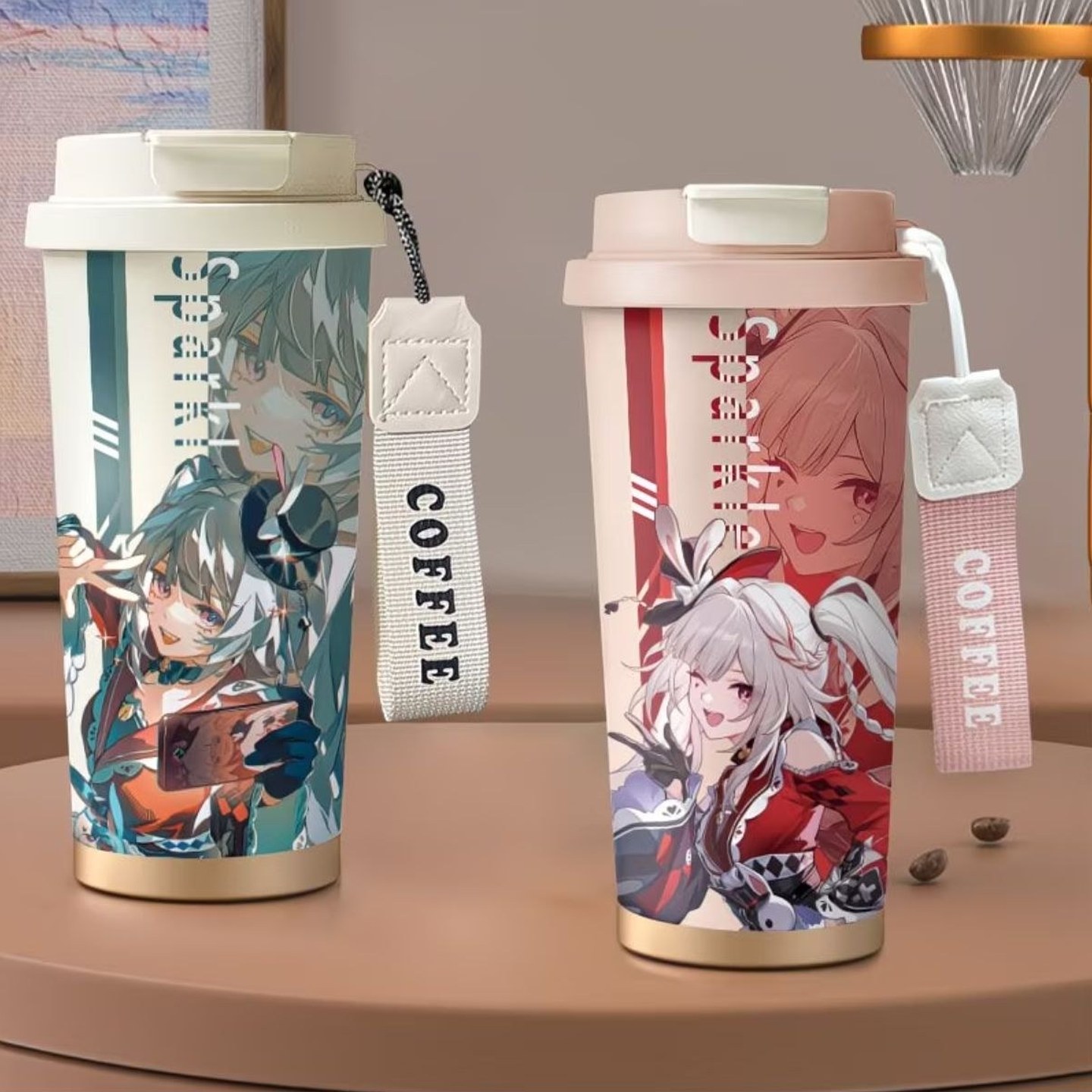 花火崩铁水杯咖啡杯不锈