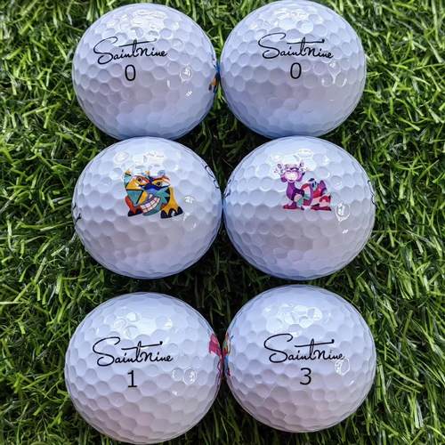 正品高尔夫球韩国超远距离三四层下场比赛练习球瞄准线高尔夫白球