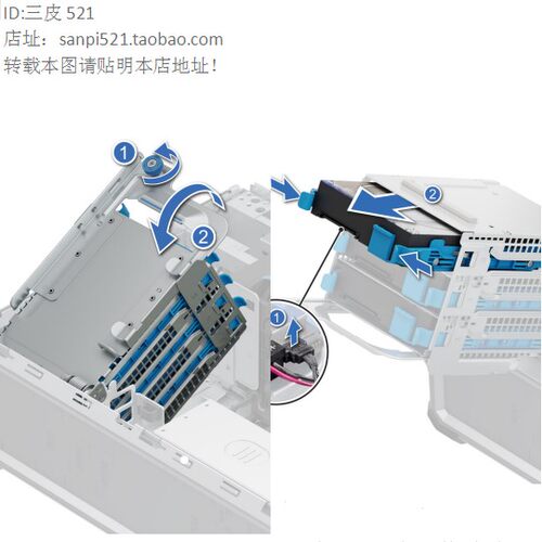 DELL戴尔服务器T160硬盘架3.5寸2.5寸SSD固态支架T5CVH RF1DV