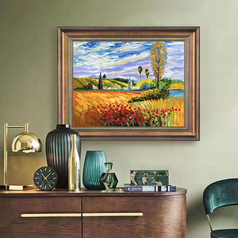 欧式客厅莫奈梵高世界名画装饰画