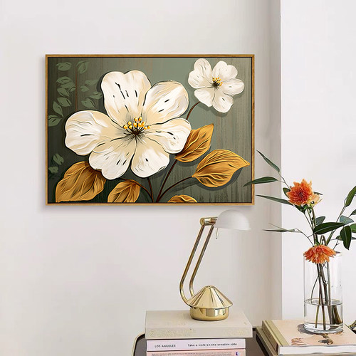 餐厅高档花卉壁画客厅装饰画