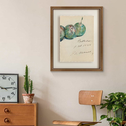 马奈的信餐厅装饰画中古风挂画