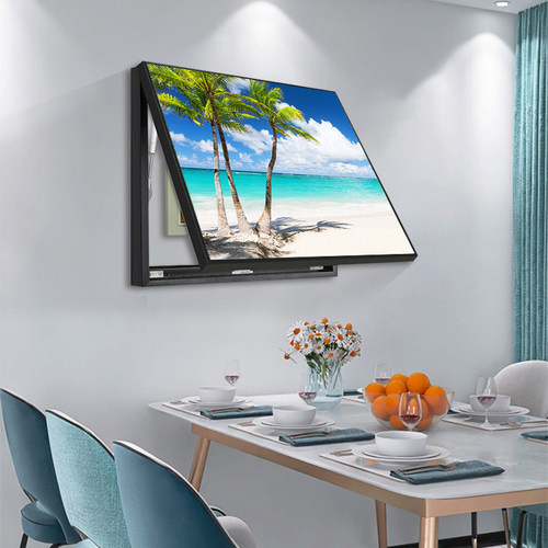 免打孔遮挡液压电表箱装饰画