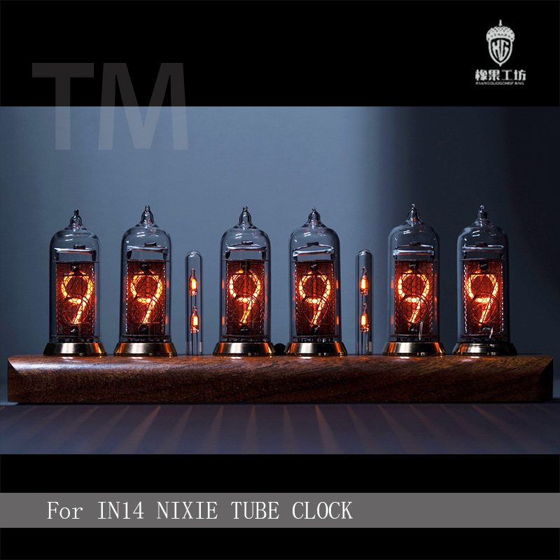 橡果电子辉光管时钟蓝牙自动校时