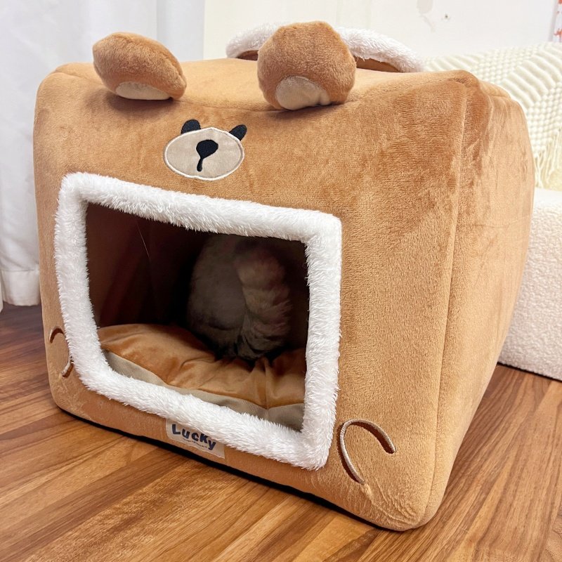 猫窝冬天保暖封闭式安全感冬季狗窝超级大四季通用躲避屋猫咪睡窝,宠物/宠物食品及用品,猫窝/屋/帐篷/沙发,淘宝优惠券,粉丝福利购,淘宝优惠卷