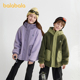 巴拉巴拉balaOne儿童棉服女童男童大童外套新款 2025秋冬保暖 童装
