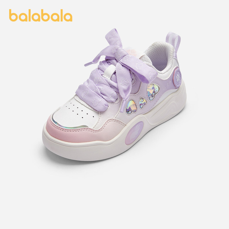 巴拉巴拉童鞋儿童板鞋女童鞋子2025春秋新款甜美休闲鞋透气轻便潮,童鞋/婴儿鞋/亲子鞋,板鞋,淘宝优惠券,粉丝福利购,淘宝优惠卷