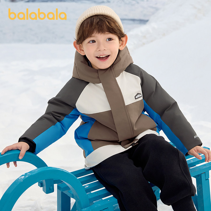 巴拉巴拉儿童羽绒服男童外套厚款保暖舒适宝宝上衣拼接潮流酷冬季,童装/婴儿装/亲子装,羽绒服,淘宝优惠券,粉丝福利购,淘宝优惠卷