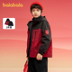 巴拉巴拉童装 春上衣防水两件套拜年服 男童外套儿童棉服2025年新款
