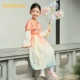 儿童长袖 童装 巴拉巴拉汉服女童连衣裙2025秋款 襦裙潮 商场同款