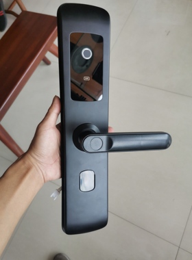 SPOL圣保兰K2智能家用防盗门锁工程指纹密码锁门铃微信小程序功能