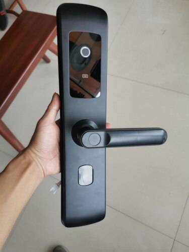 SPOL圣保兰K2智能家用防盗门锁工程指纹密码锁门铃微信小程序功能