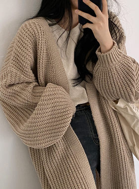 新款毛衣外套针织开衫大码女装